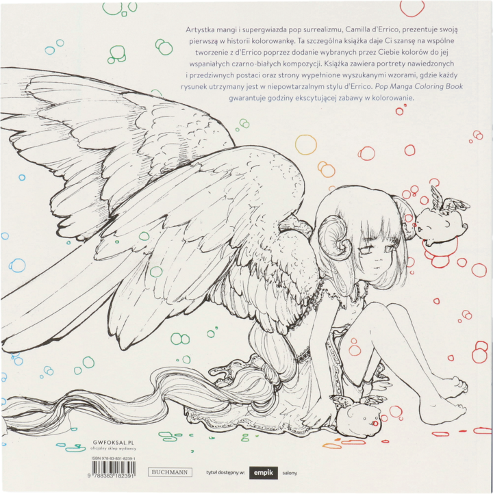 Foksal camilla derrico pop manga coloring book szt drogeria