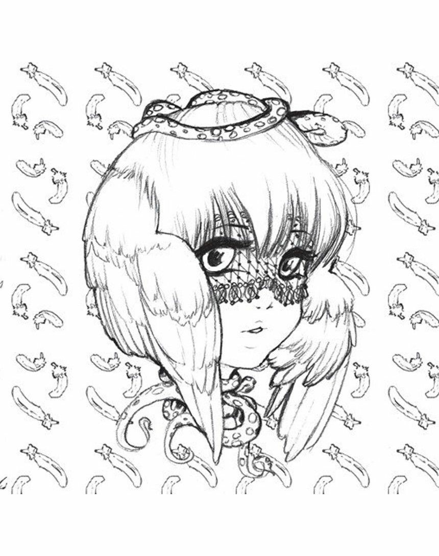 Pop manga coloring book by camilla derrico