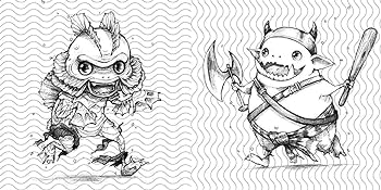 Pop manga cute and creepy coloring book derrico camilla books