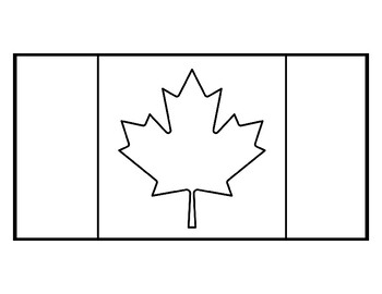 Canada flag template canadian flag template canada flag coloring sheet outline