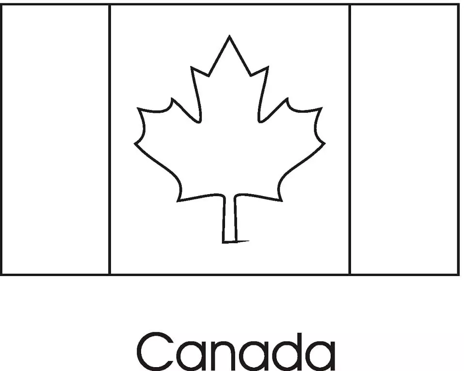 Canada flag fãrbung seite