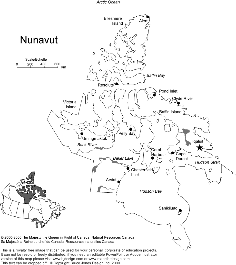 Canada and provinces printable blank maps royalty free canadian states