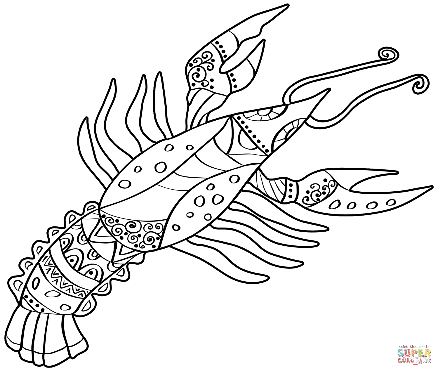 Cancer zodiac sign coloring page free printable coloring pages