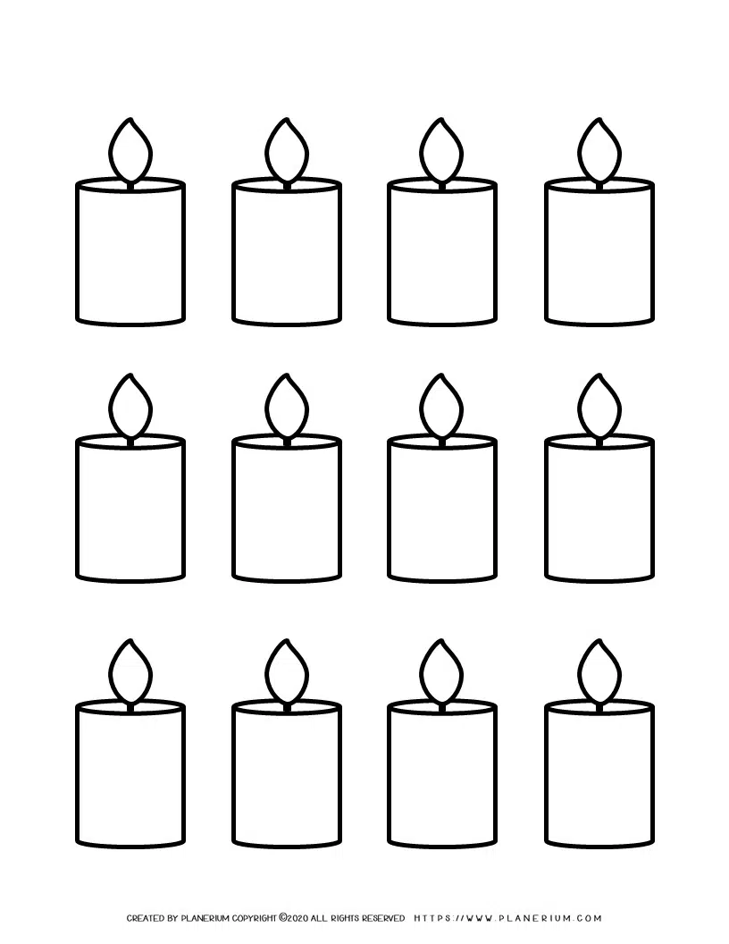 Candle template