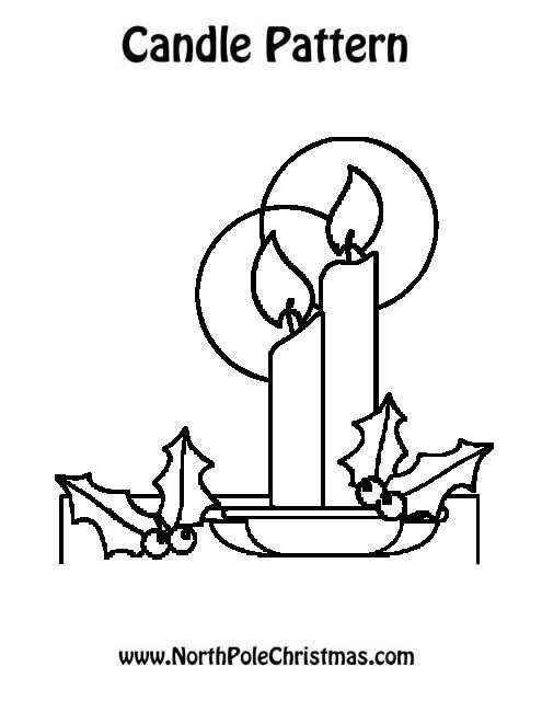 Candle outlines