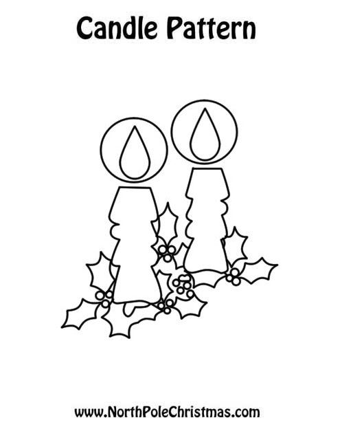 Candle outlines