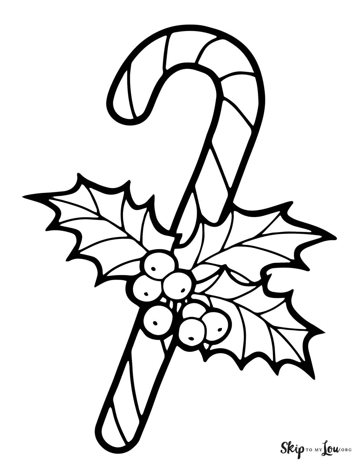 Candy cane coloring pages skip to my lou