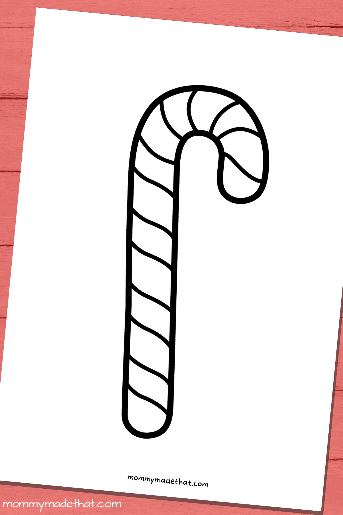 Adorable candy cane templates free printables