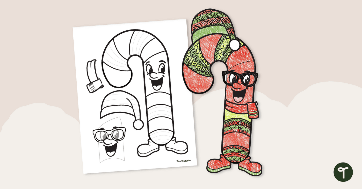 Funky candy cane