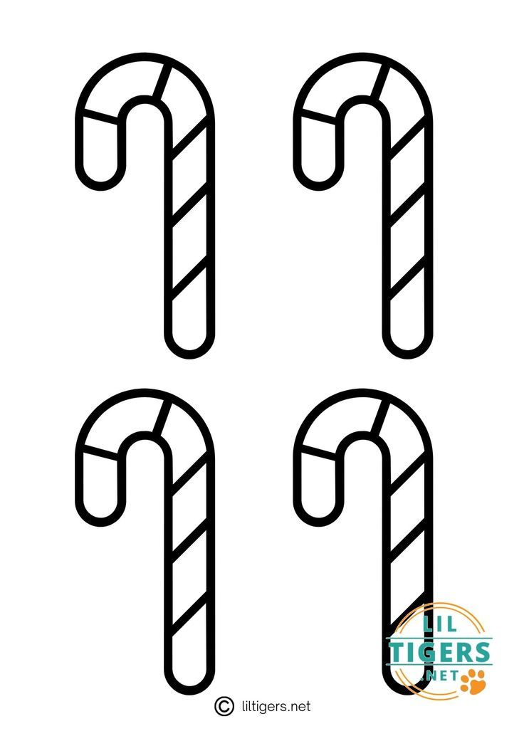 Free printable candy cane stencils candy cane template candy cane crafts candy cane