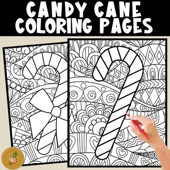 Candy canes coloring pages christmas early finishers