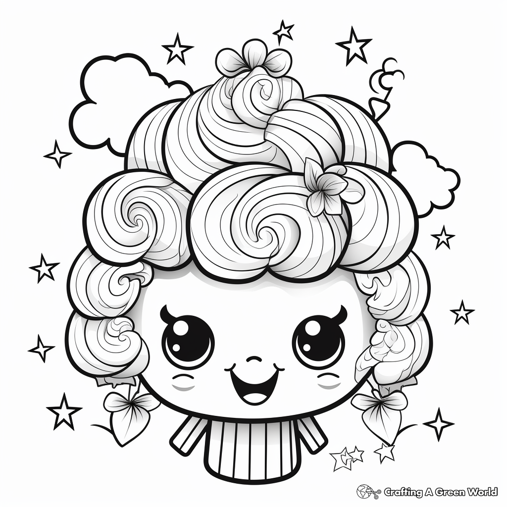 Candy coloring pages