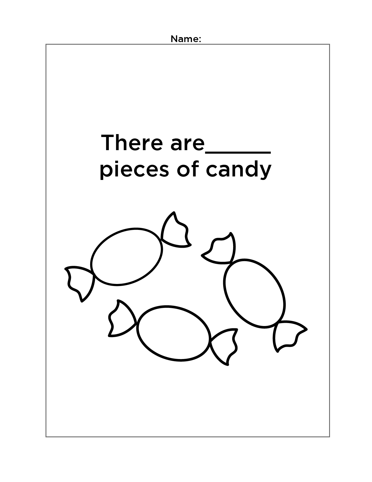Candy pages â printable pages