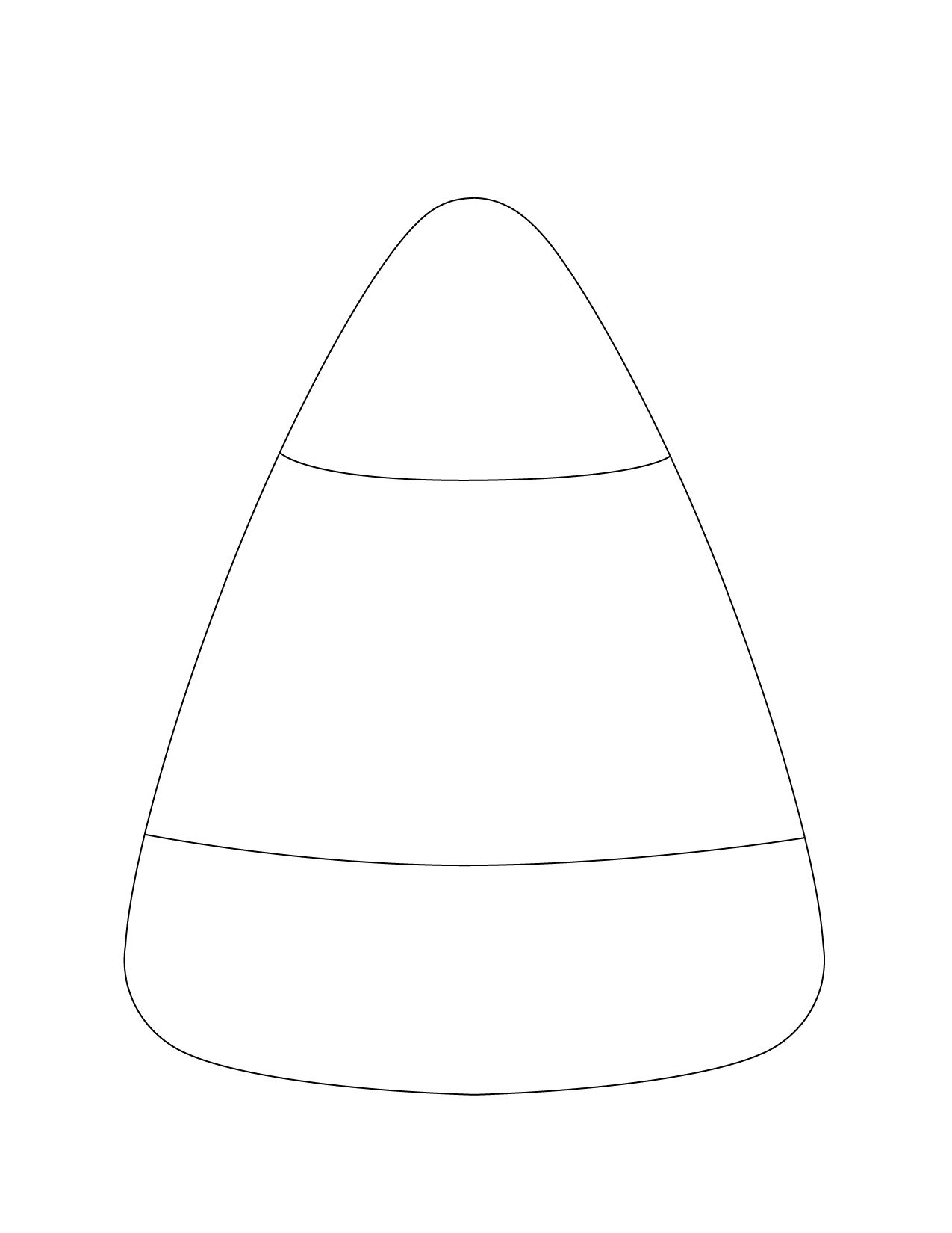 Candy corn template printable pictures of candy corn candy corn candy coloring pages