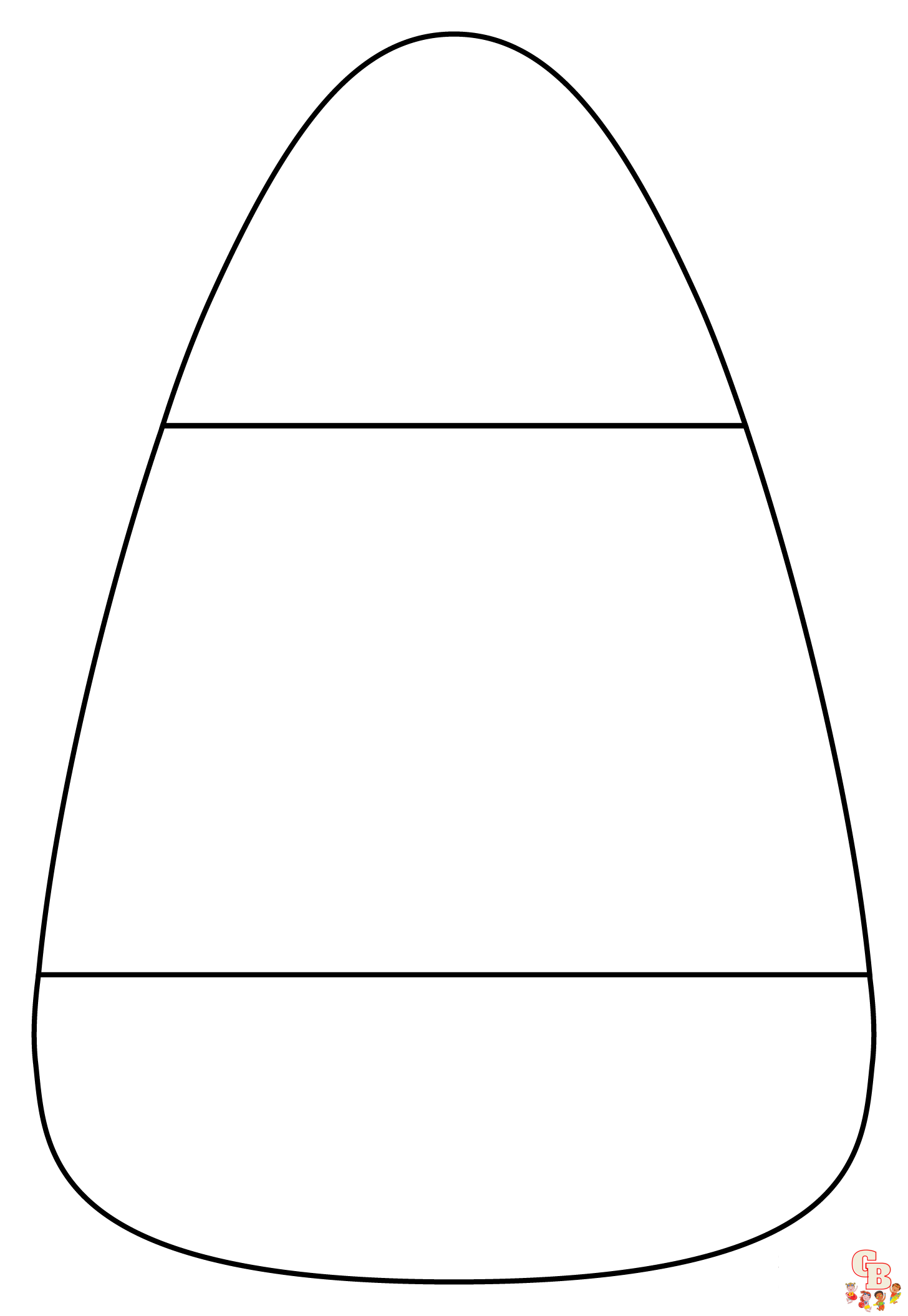Get creative with candy corn coloring pages