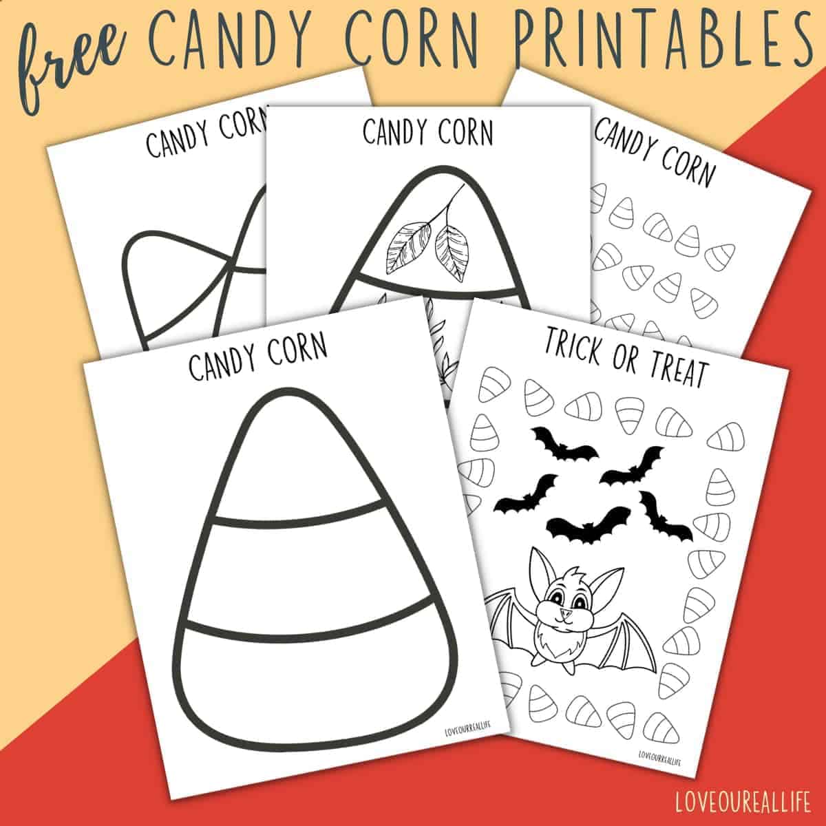 Spooky and not so spooky halloween printables
