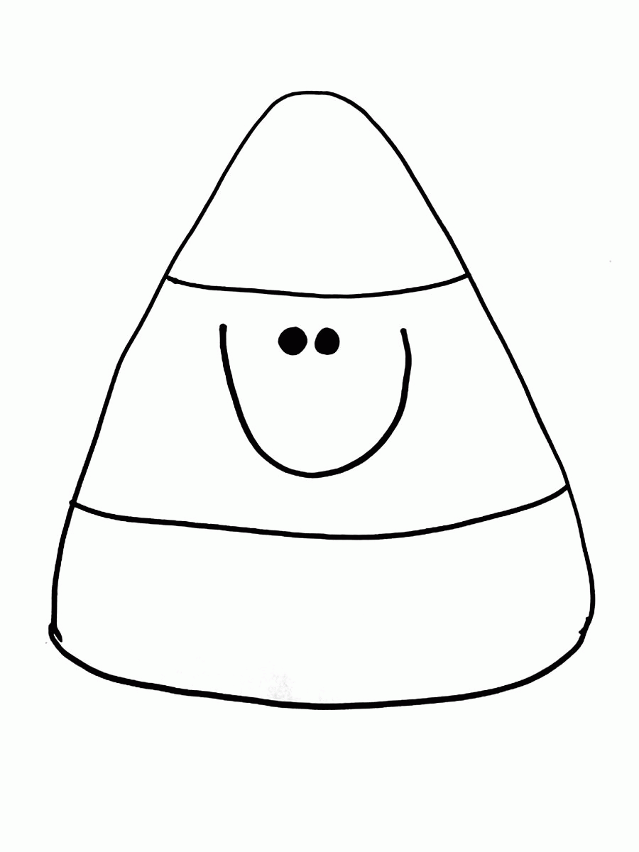 Fun candy corn coloring pages