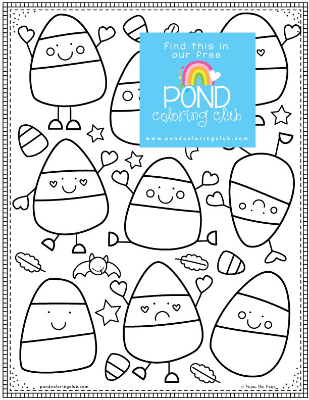Food â pond coloring club