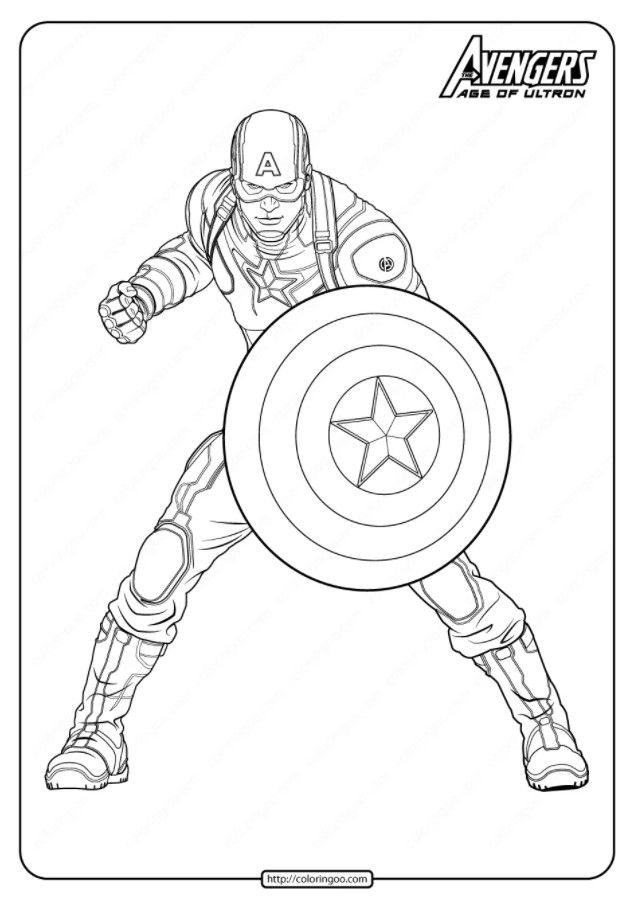 Captain america â avengers coloring avengers coloring pages marvel coloring