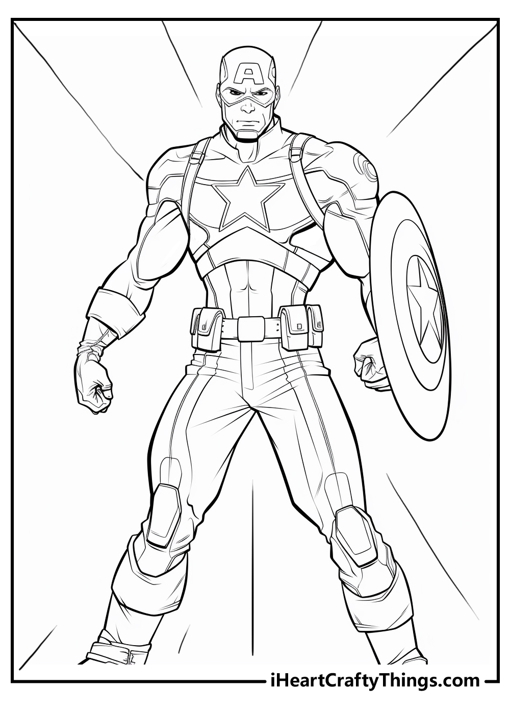 Captain america coloring pages free printables