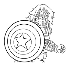 Amazing captain america coloring pages for your little one