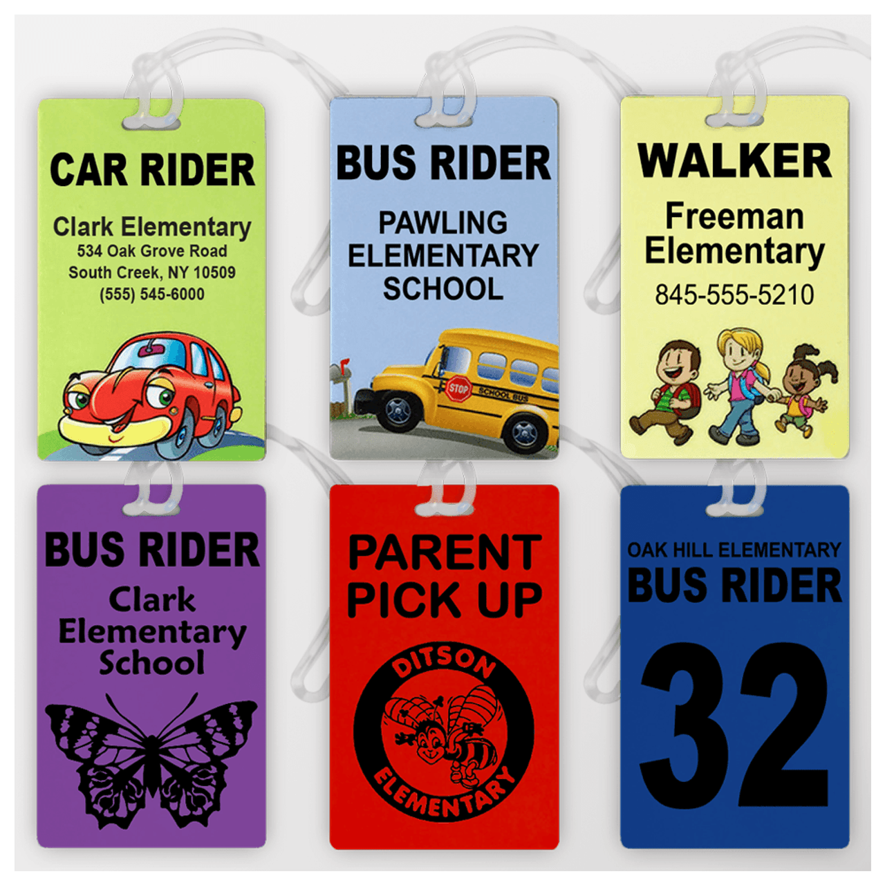 Student bus id routing tags