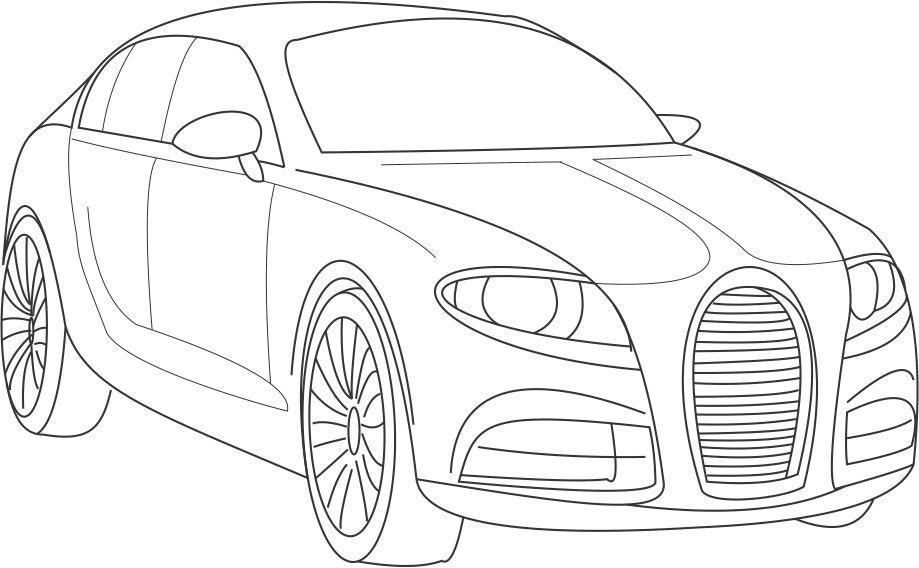 Super cars coloring printable page for kids