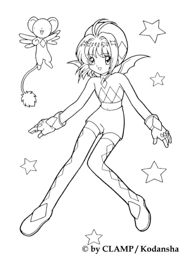 Manga coloring pages printable for free download
