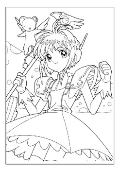 Printable manga coloring pages your childs portal to mangas universe