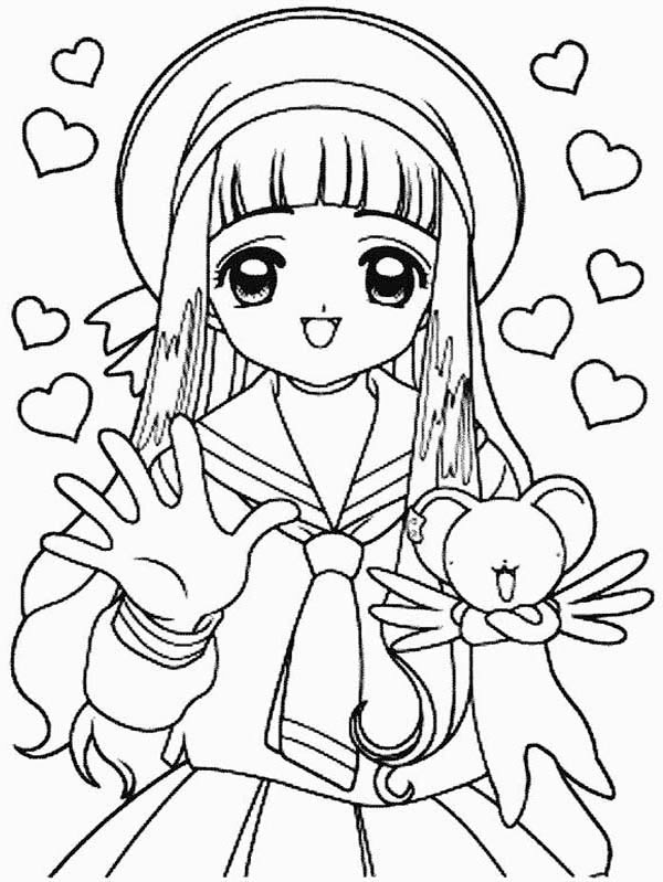 Cardcaptor sakura coloring pages â