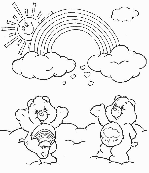 Best care bears coloring pages for kids