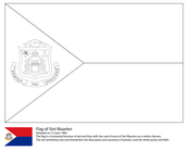 Central america and caribbean flags coloring pages free coloring pages