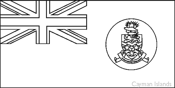 Colouring book of flags north american and the caribbean