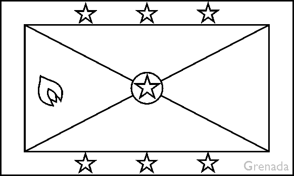 Colouring book of flags north american and the caribbean