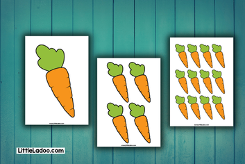 Carrot template printable
