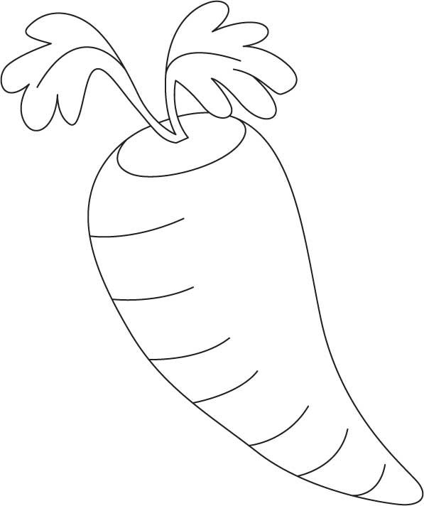 Coloring pages red carrot coloring pages