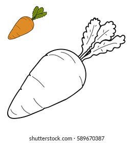 Thousand carrot coloring book royalty
