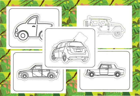 Cars coloring pages printable cars coloring pages for boys girls kids scissor skills car birthday party activity