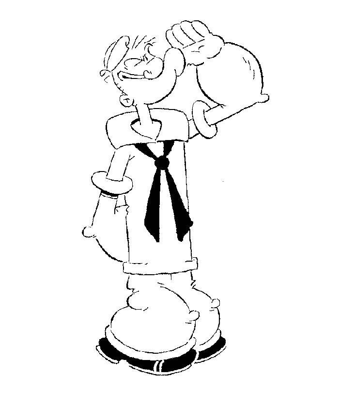 Popeye cartoon characters coloring pages to print popeye cartoon popeye cartoon characters cartoon coloring pages