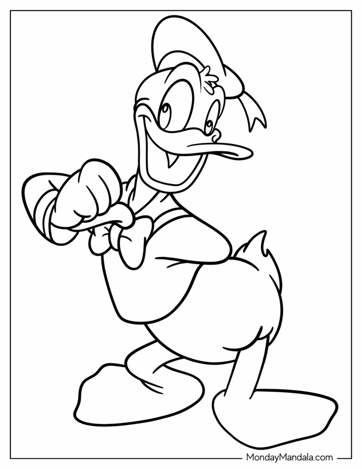 Cartoon coloring pages free pdf printables