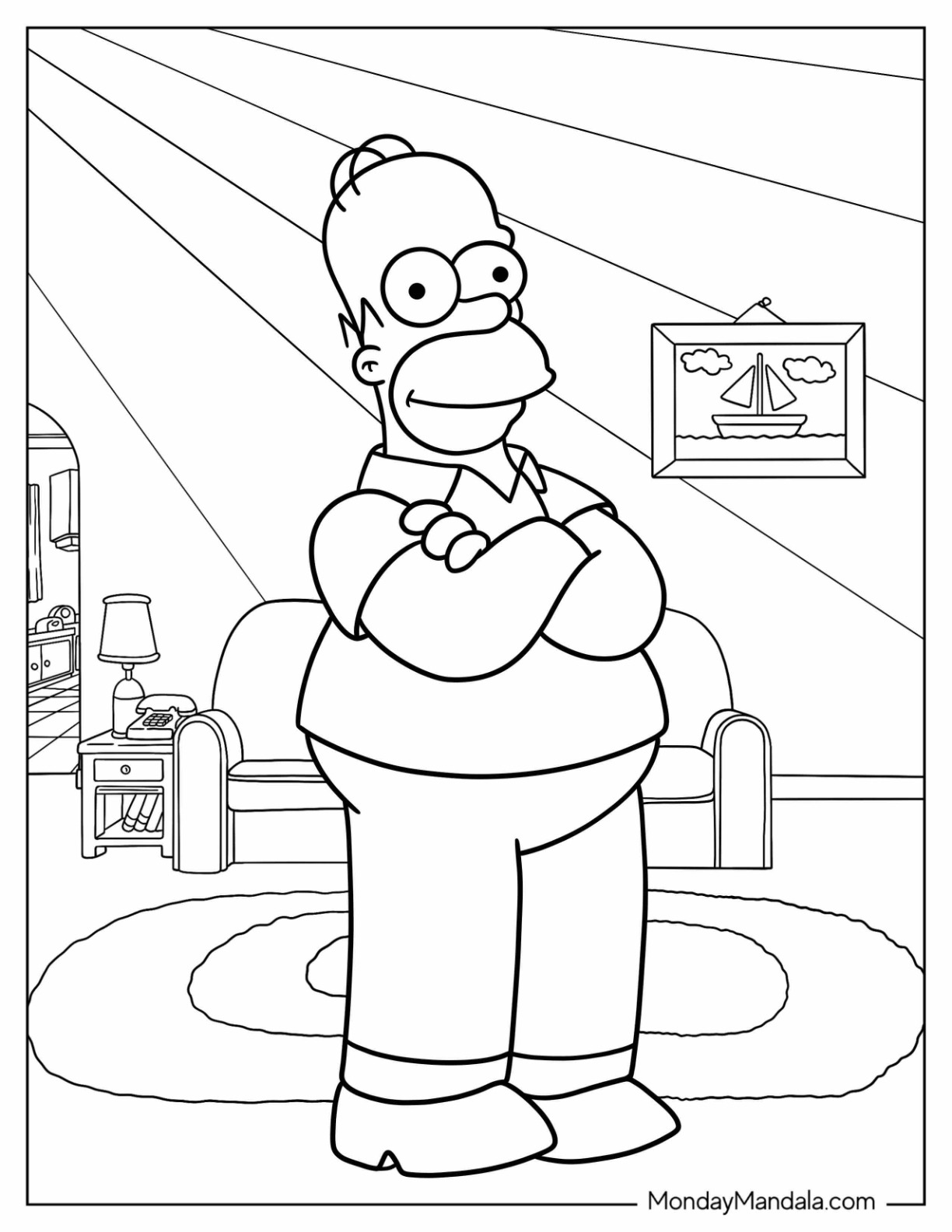 Cartoon coloring pages free pdf printables
