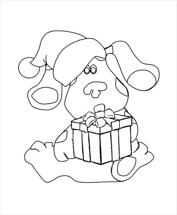 Coloring pages printable cartoon christmas coloring page