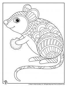 Animal coloring pages for adults teens woo jr kids activities childrens publishing