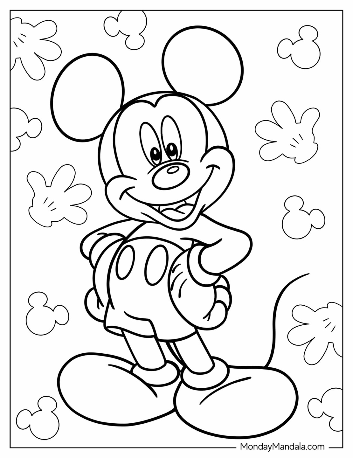 Cartoon coloring pages free pdf printables