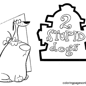 Cartoons coloring pages printable for free download