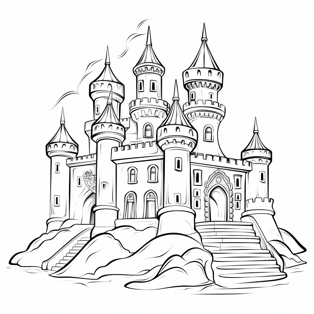 Castle coloring page ðñðððððº