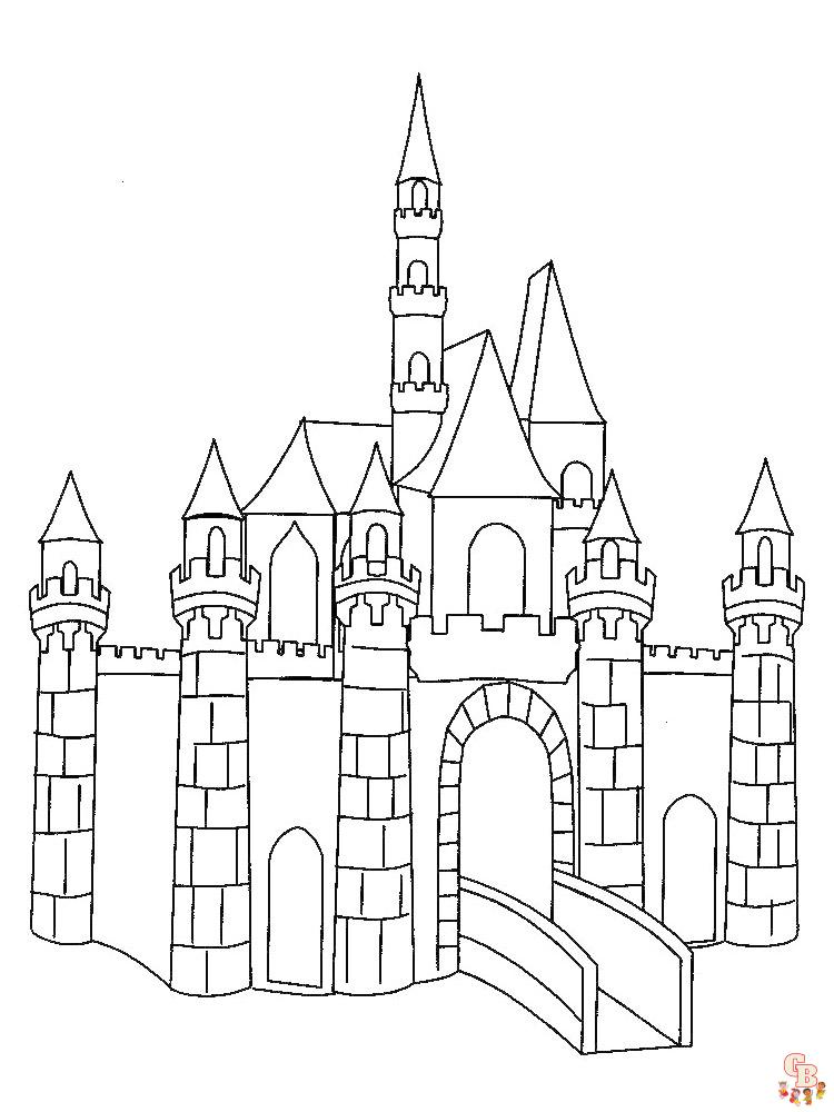 Castle coloring pages