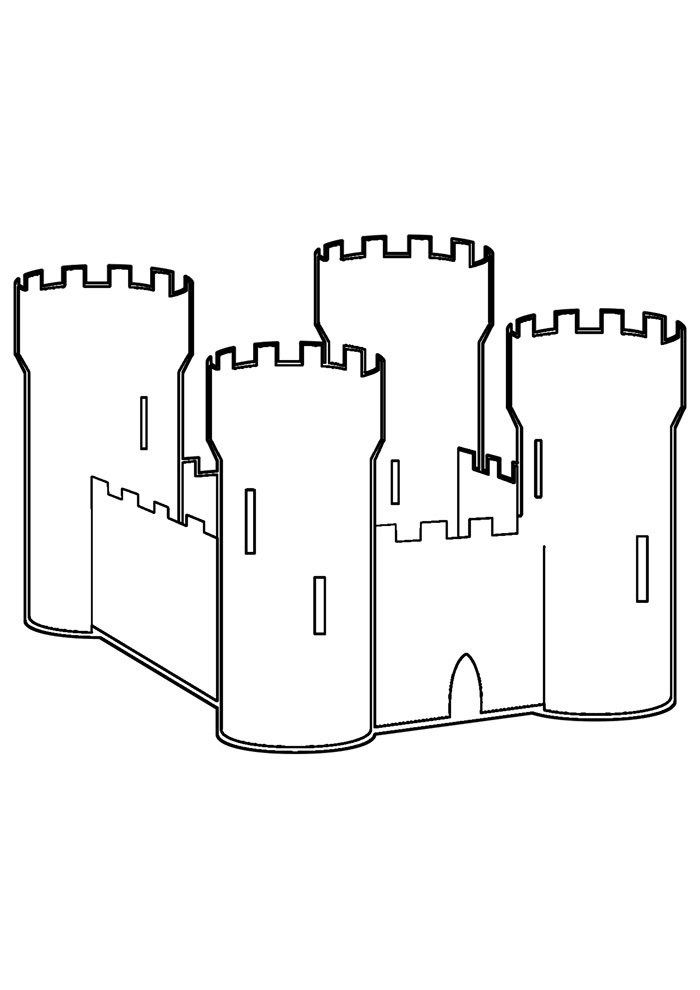 Castle coloring pages free personalizable coloring pages