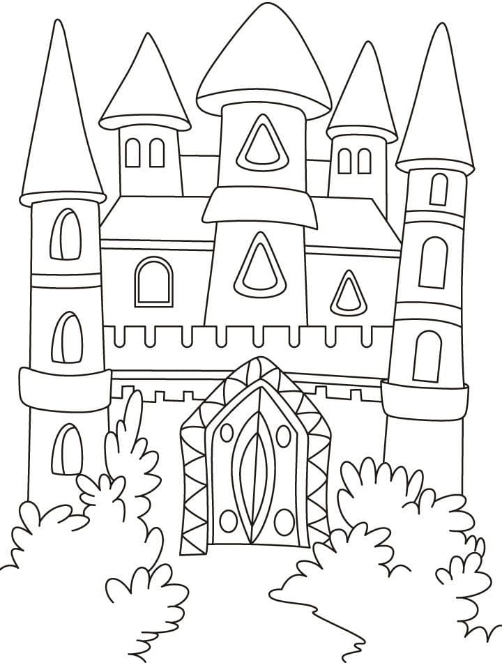 Castle coloring pages