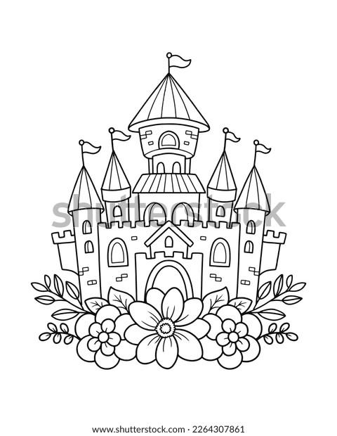 Hundred castle coloring pages printable castle coloring pages royalty